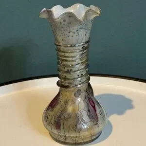 Simron Vase Simron | Art | Simron Israeli Hand Painted Art Glass Vase Made In ...